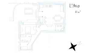 Der Grundriss von L'Arco.